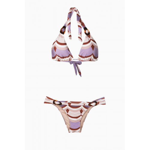 Adriana Degreas - Vintage Waves Triangle Bikini Set