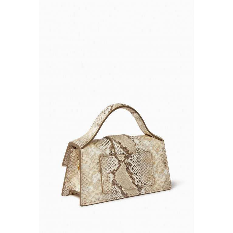 Jacquemus - Mini Le Bambino Bag in Snake-Embossed Leather