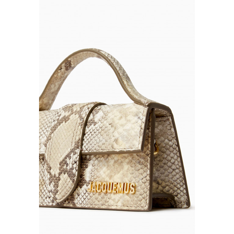 Jacquemus - Mini Le Bambino Bag in Snake-Embossed Leather