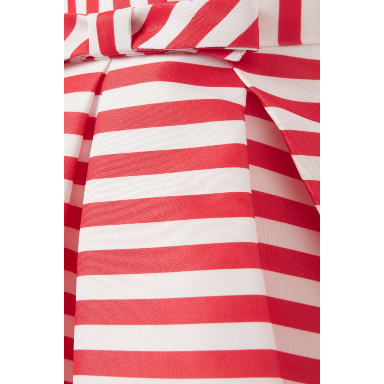 MamaLuma - Striped Bow-detail Skirt