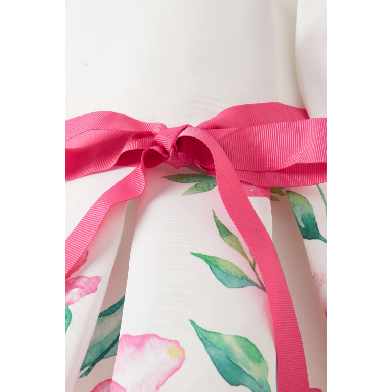 MamaLuma - Floral Puff-sleeve Dress