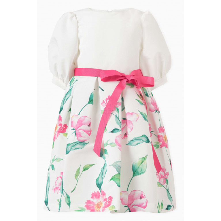 MamaLuma - Floral Puff-sleeve Dress