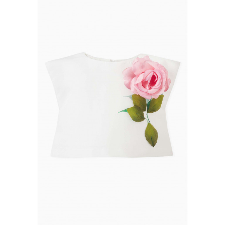 MamaLuma - Floral Short-sleeve Top