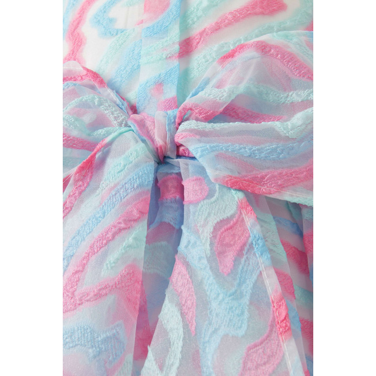 MamaLuma - Abstract-print Ruffle Dress