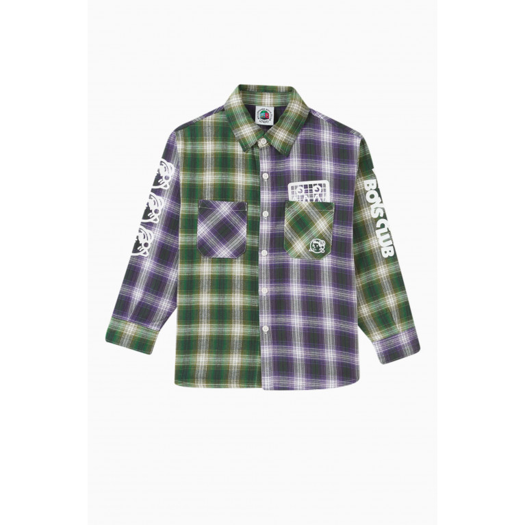 Billionaire Boys Club - Checkered Shirt in Cotton
