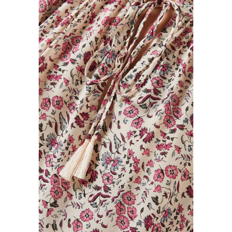Natalie Martin - Penny Floral-print Blouse in Rayon Multicolour