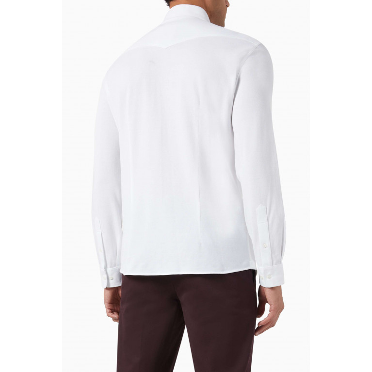 Brunello Cucinelli - Patch Pocket Shirt in Cotton-poplin