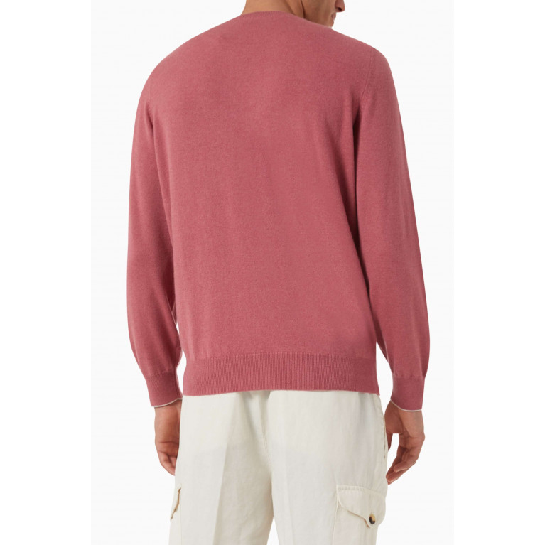 Brunello Cucinelli - Long Sleeved Sweater in Cashmere