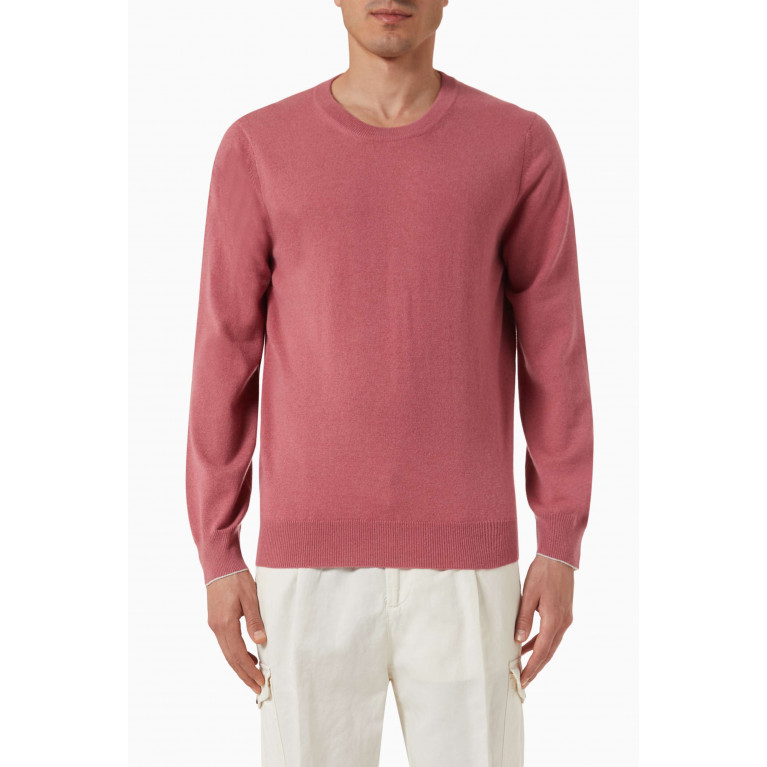 Brunello Cucinelli - Long Sleeved Sweater in Cashmere