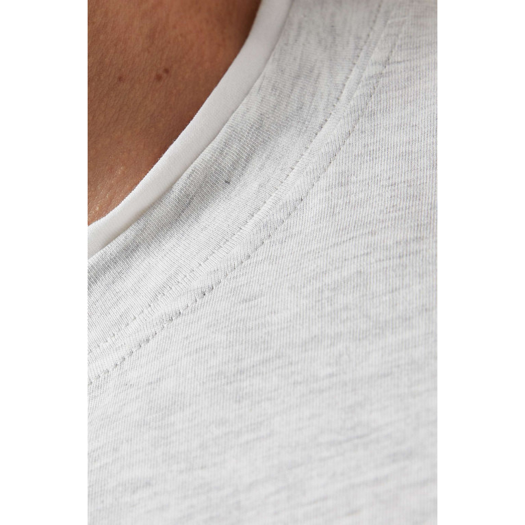 Brunello Cucinelli - Contrasting Trim T-Shirt in Cotton