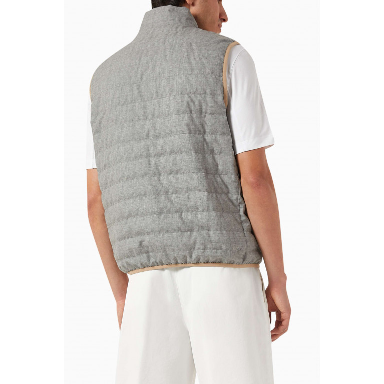 Brunello Cucinelli - Padded Vest in Virgin Wool