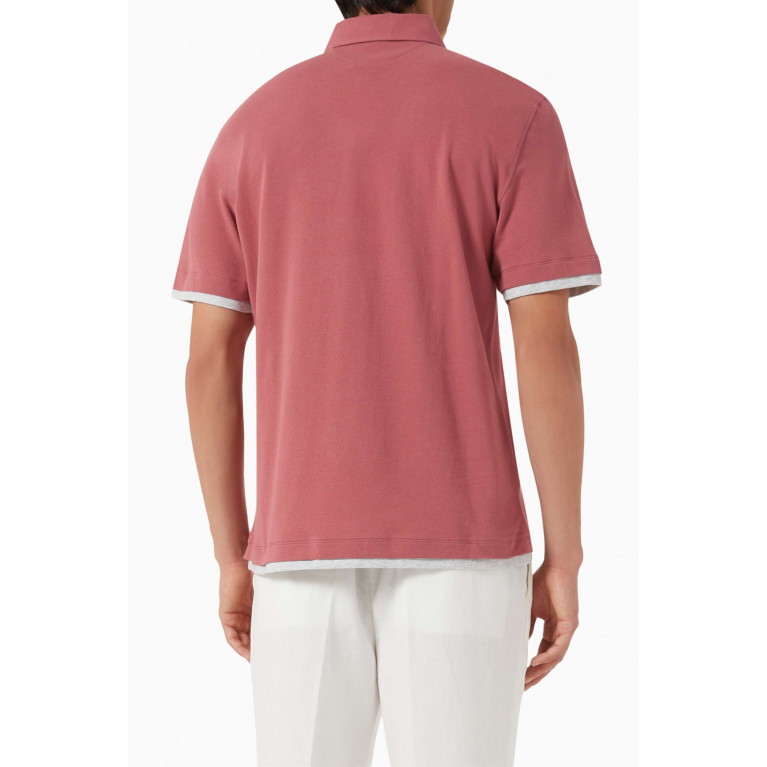 Brunello Cucinelli - Slim-fit Polo Shirt in Piqué