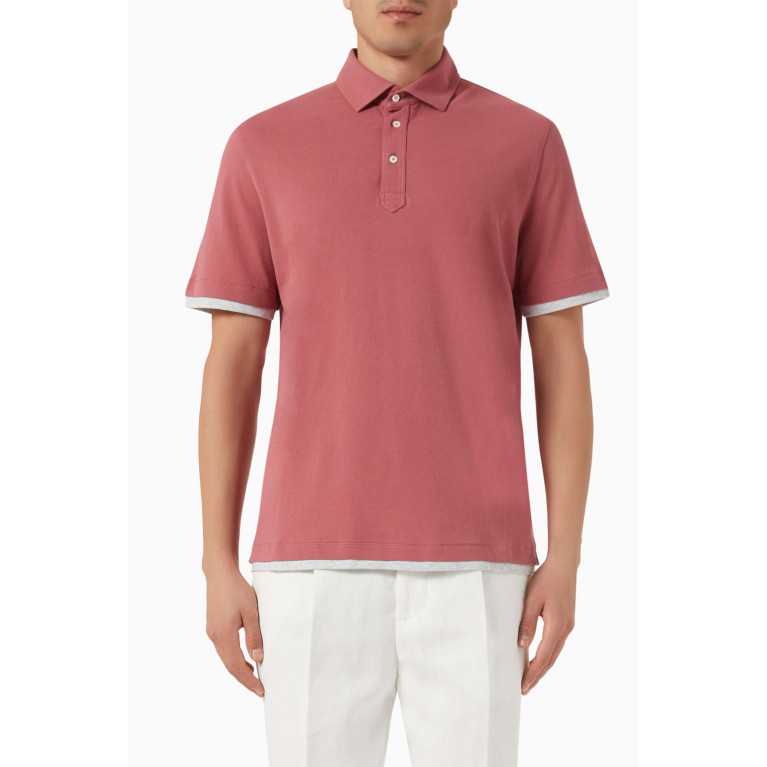 Brunello Cucinelli - Slim-fit Polo Shirt in Piqué