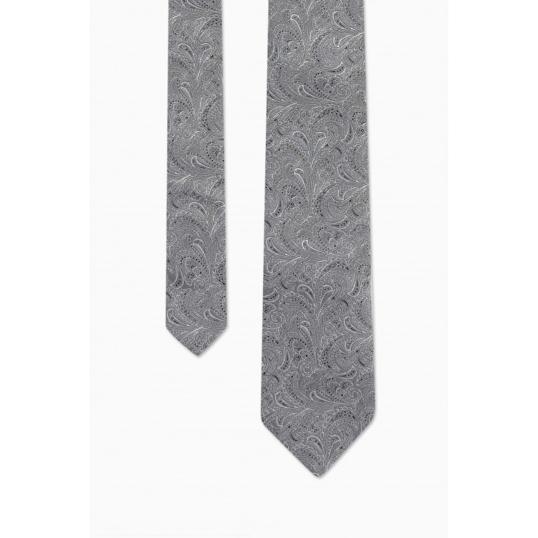 Brunello Cucinelli - Paisley Tie in Silk Jacquard