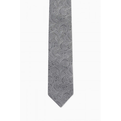 Brunello Cucinelli - Paisley Tie in Silk Jacquard