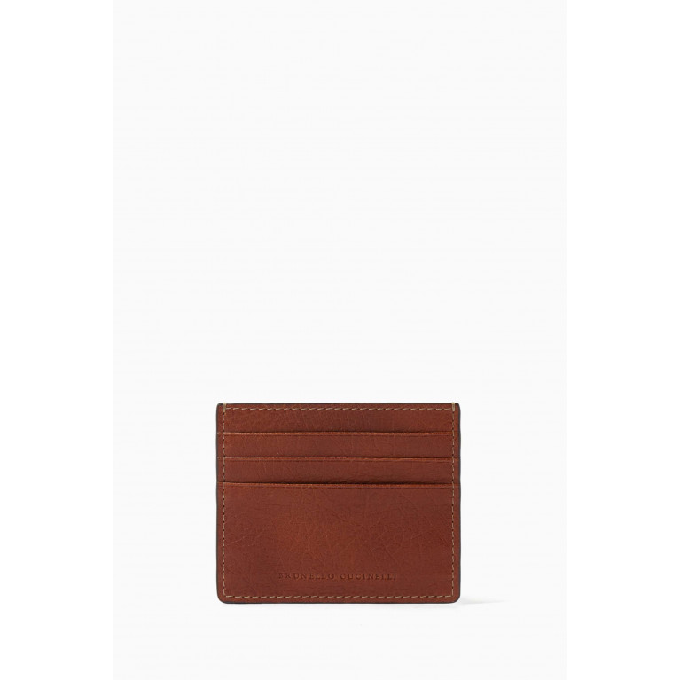 Brunello Cucinelli - Mini Card Case in Calf Leather