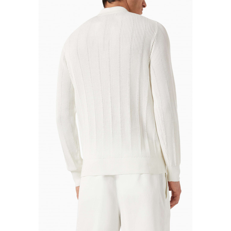 Brunello Cucinelli - Polo Shirt in Cotton Rib-knit