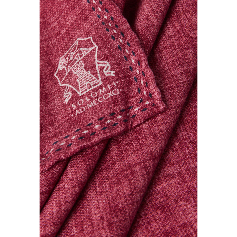 Brunello Cucinelli - Textured-finish Pocket Square in Silk