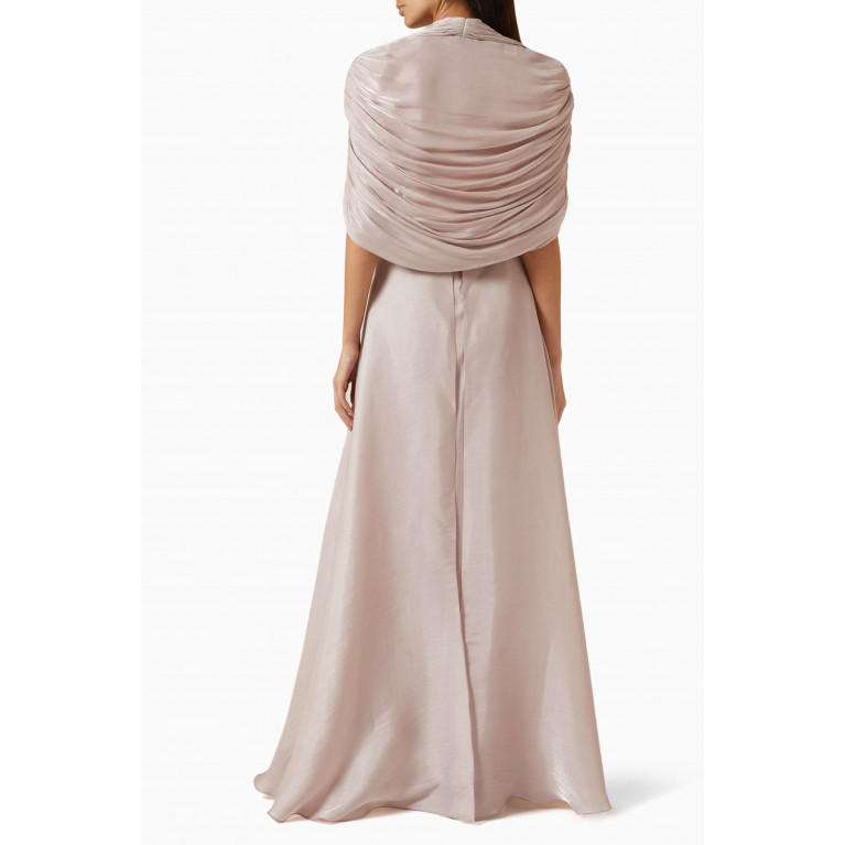 NASS - Belted Cape Dress