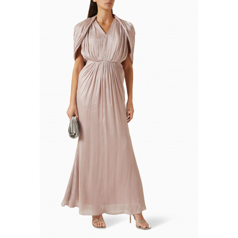 NASS - Belted Cape Dress