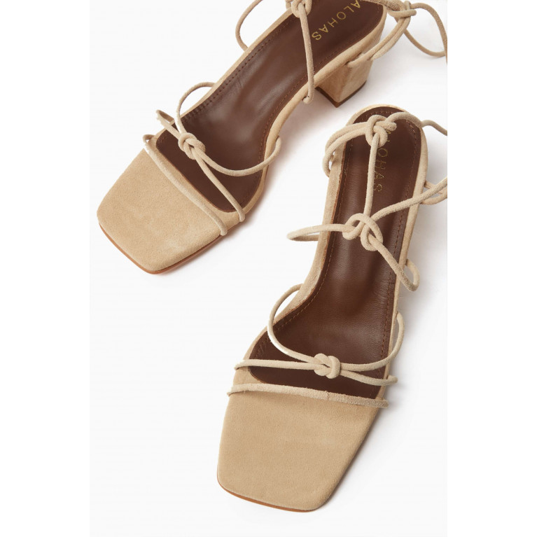 ALOHAS - Paloma 65 Sandals in Suede Leather