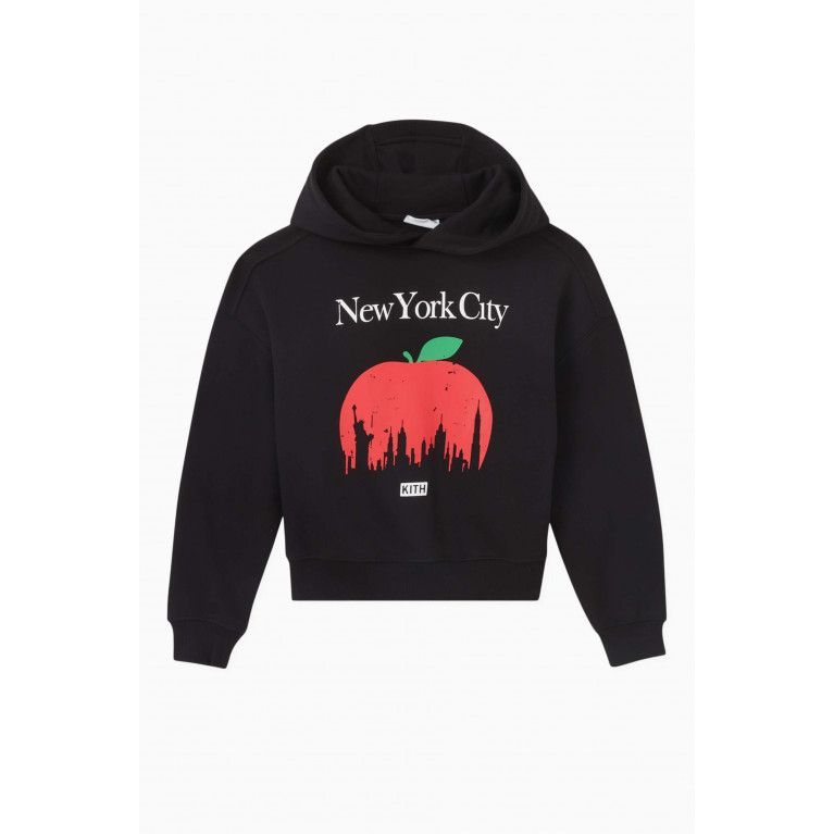 Kith - Big Apple Graphic Nelson Hoodie in Cotton-fleece
