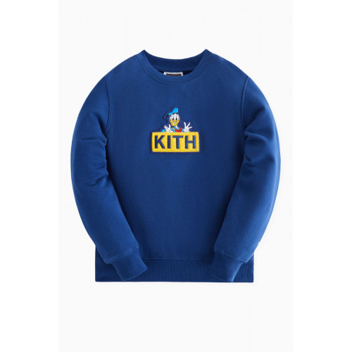 Kith - x Disney Donald Duck Crewneck Sweatshirt in Cotton-fleece