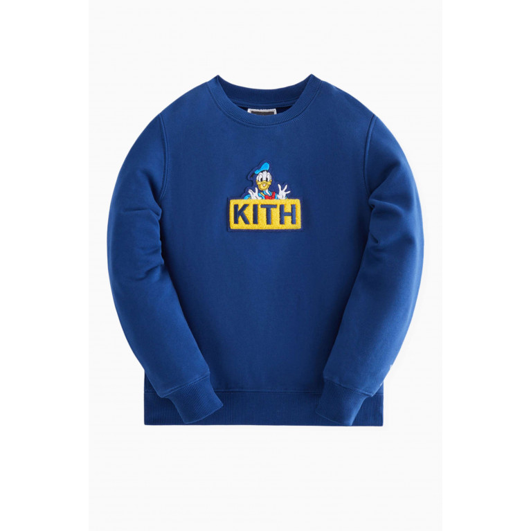 Kith - x Disney Donald Duck Crewneck Sweatshirt in Cotton-fleece