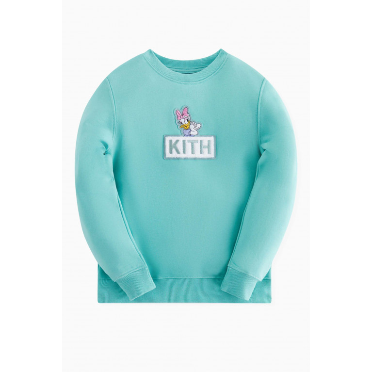 Kith - x Disney Daisy Duck Crewneck Sweatshirt in Cotton-fleece