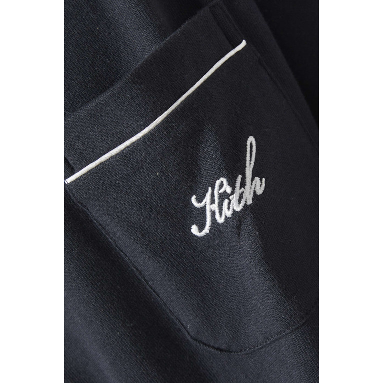 Kith - Kithmas Script Pyjama Set in Cotton-jersey Black