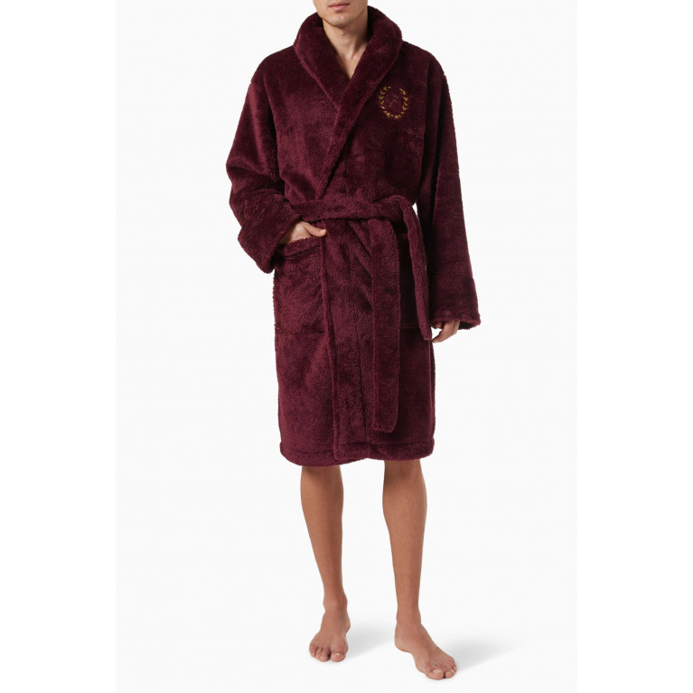 Kith - Kithmas Crest Robe in Fleece