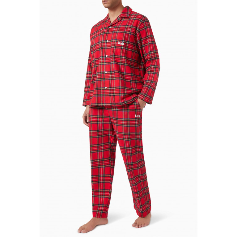 Kith - Kithmas Plaid Pyjama Set in Brushed Cotton