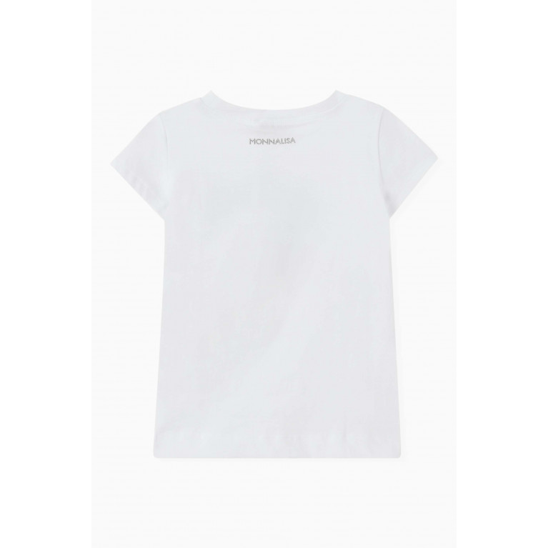Monnalisa - Graphic T-shirt in Cotton Jersey