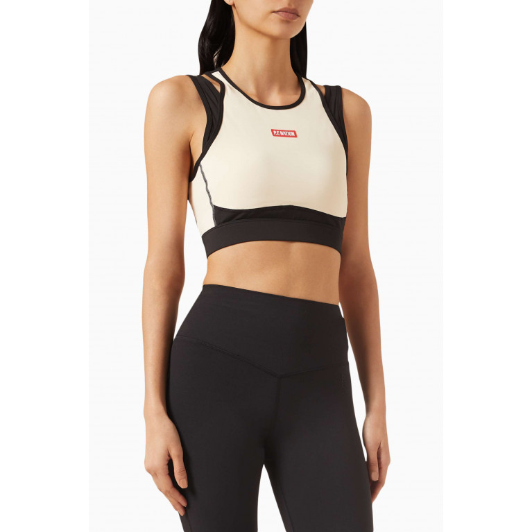 P.E. Nation - Silverstone Sports Bra in Recycled Polyester