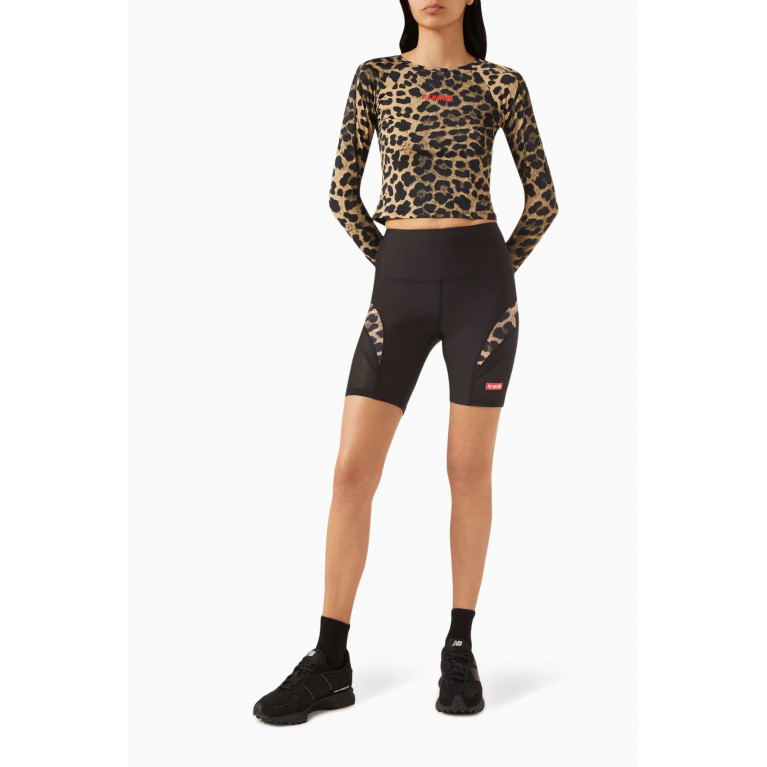 P.E. Nation - Downforce Long Sleeve Active Top in Nylon