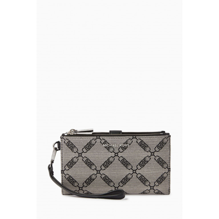 MICHAEL KORS - Adele Smartphone Wallet in Jacquard & Faux Leather