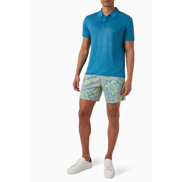 Vilebrequin - Tortues Hypnotiques Ultra-light Swim Shorts in Recycled Polyester