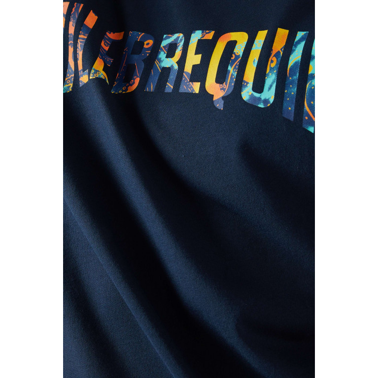 Vilebrequin - Logo Poulpes Tie & Dye Oversized T-shirt in Organic Cotton