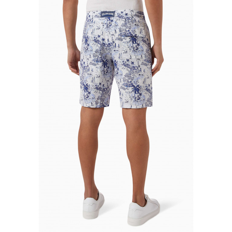 Vilebrequin - Riviera Bermuda Shorts in Linen
