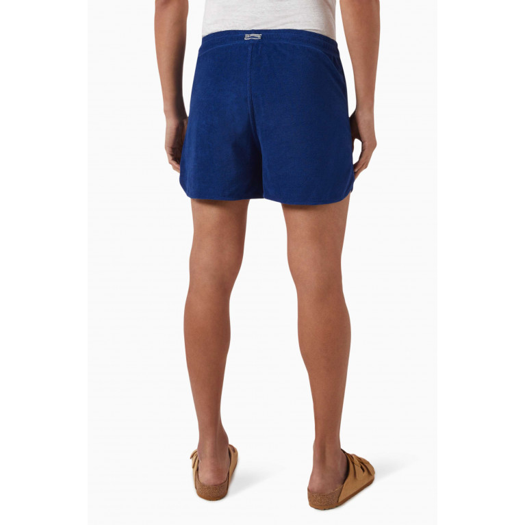 Vilebrequin - Embroidered Turtle Shorts in Terry Cotton