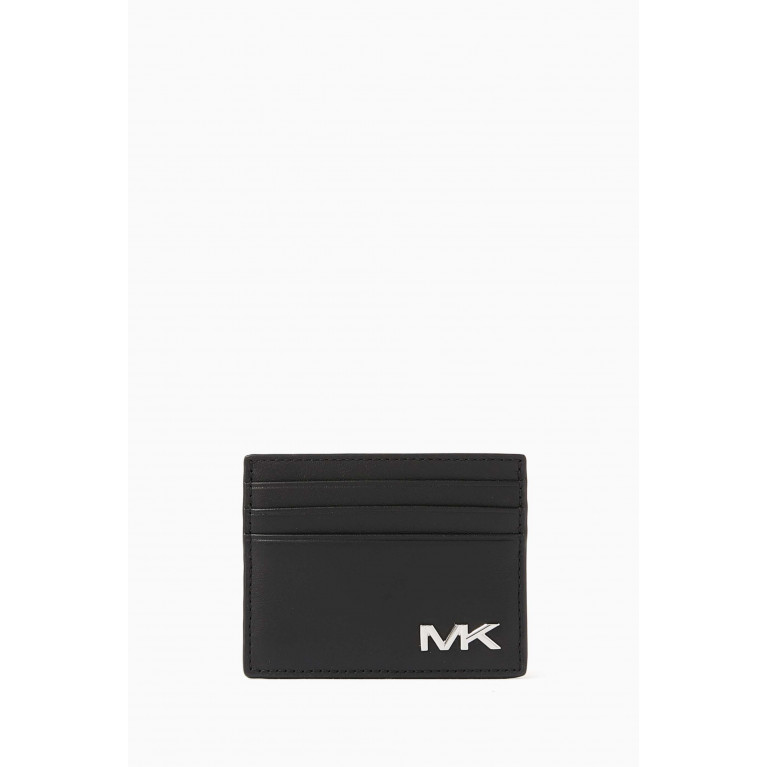 MICHAEL KORS - Varick Tall Card Case in Leather