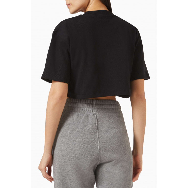 Off-White - Off Stamp Crop Top in Stretch-cotton