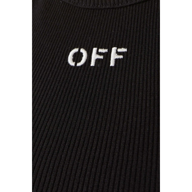 Off-White - Off Stamp Crop Tank Top in Stretch-cotton