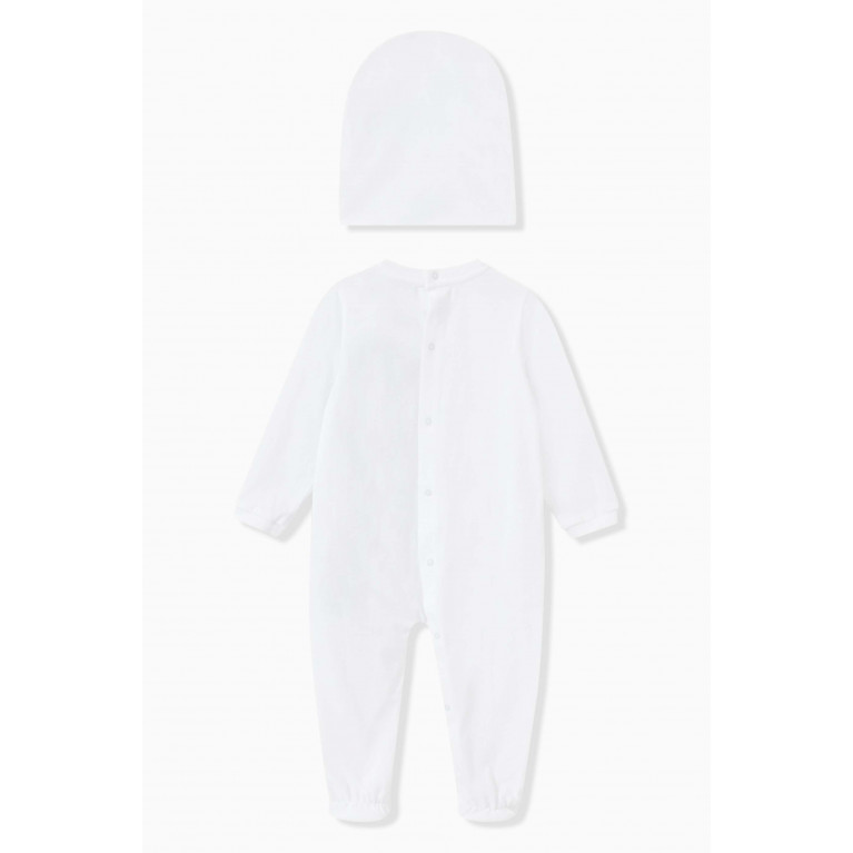 Moschino - Teddy Bear Print Pyjamas Gift Set in Cotton White