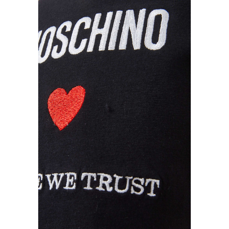 Moschino - Logo Dress in Cotton