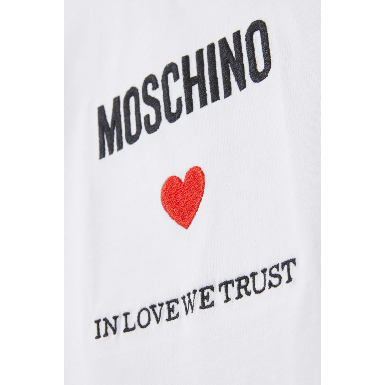 Moschino - Logo Romper in Cotton