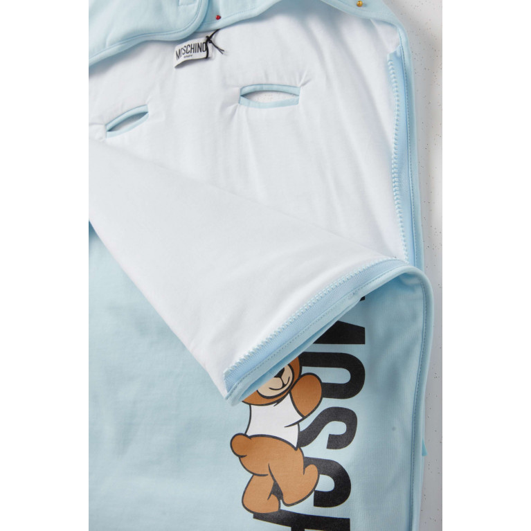 Moschino - Teddy Bear Print Sleeping Bag in Cotton Blend