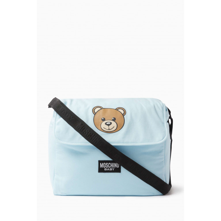 Moschino - Teddy Bear Print Changing Bag in Cotton