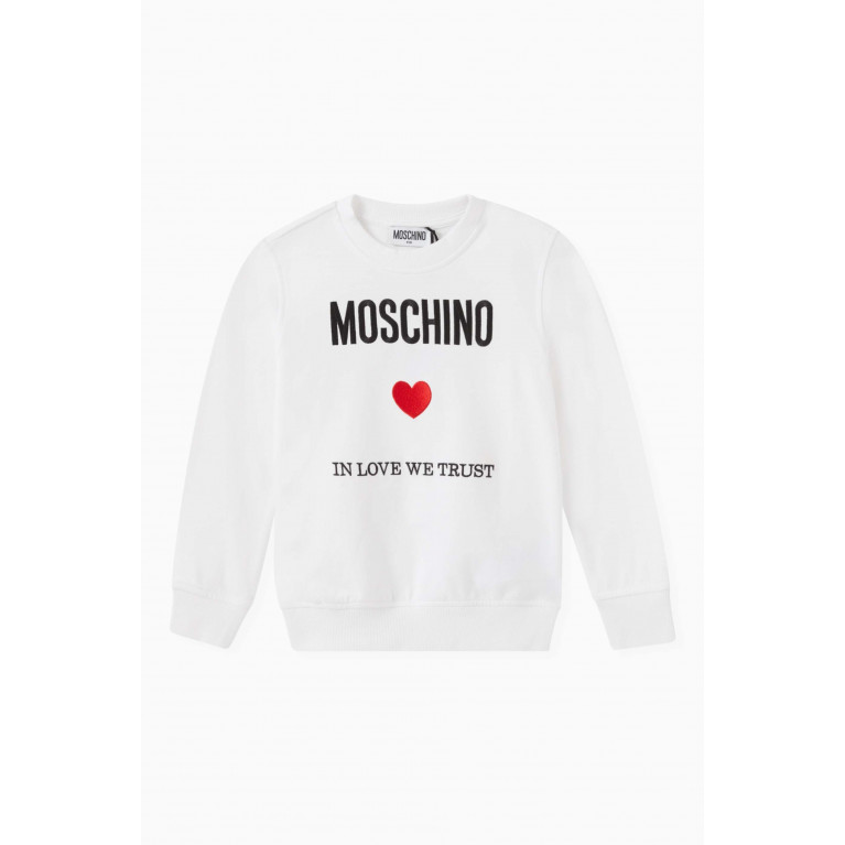 Moschino - Logo Sweatshirt in Cotton