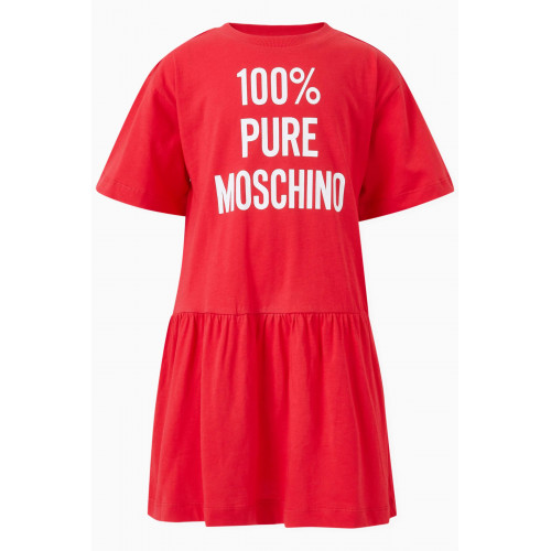Moschino - Signature Logo Dress in Cotton Jersey